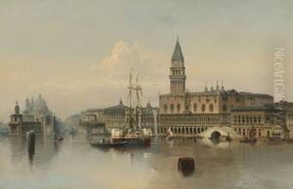 Venedig Oil Painting by Karl Kaufmann