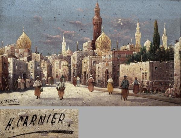 Orientalische Stadtansicht Oil Painting by Karl Kaufmann