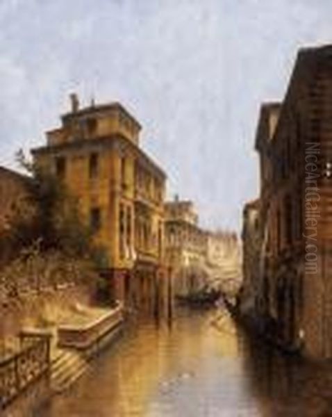 Venice Oil Painting by Karl Kaufmann