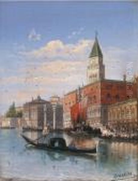 Venice Oil Painting by Karl Kaufmann