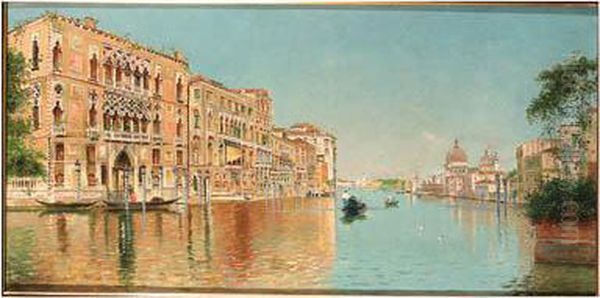 Canal Grande Oil Painting by Karl Kaufmann