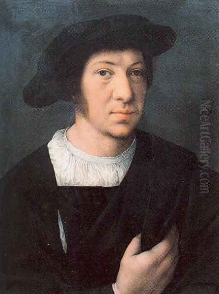 Portrait of a Man Oil Painting by Bernaert van Orley