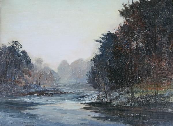 Autumn Oil Painting by Archibald Kay