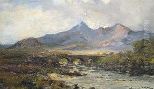 Sgurr-nan-gillean Oil Painting by Archibald Kay