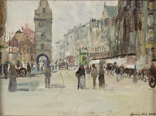 Trongate Oil Painting by James Kay