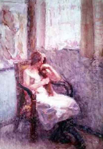 Girl by a Window Oil Painting by Roderic O'Conor