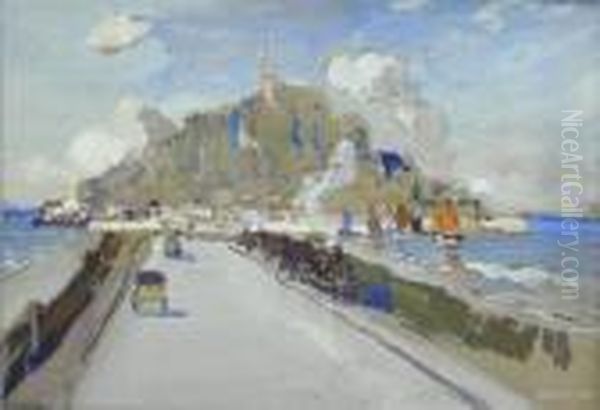 Mont Saint-michel, Brittany Oil Painting by James Kay