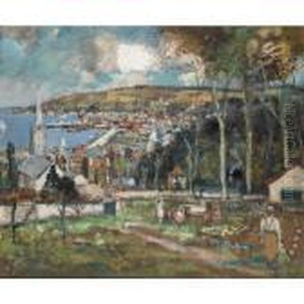 View Of Rothesay Oil Painting by James Kay