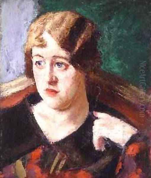 Head of an Irish Girl Oil Painting by Roderic O'Conor