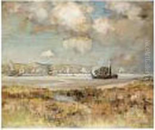 The Channel Oil Painting by James Kay