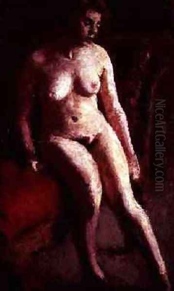 Seated Nude Oil Painting by Roderic O'Conor