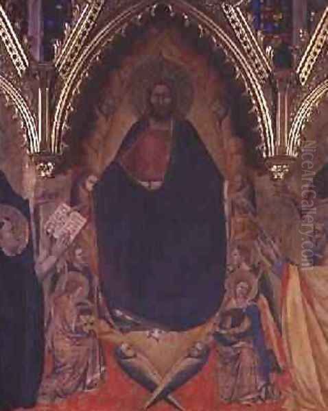 The Strozzi Altarpiece 1357 4 Oil Painting by Andrea Orcagna