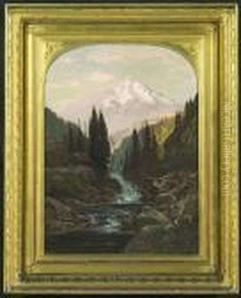 Mt. Shasta Oil Painting by William Keith