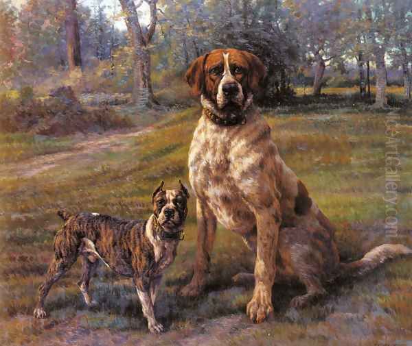 Good Friends Oil Painting by Edmund Henry Osthaus