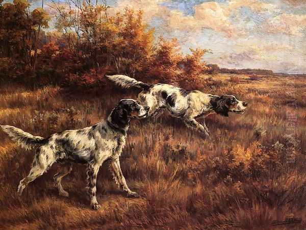 On the Scent Oil Painting by Edmund Henry Osthaus