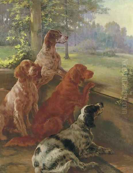 Waiting for Master Oil Painting by Edmund Henry Osthaus