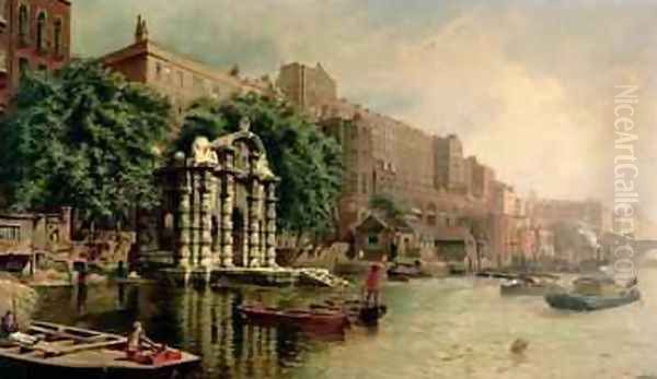 Old York Gate Adelphi Oil Painting by John O'Connor