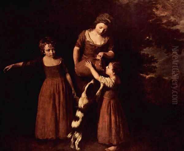 Peasant Family Oil Painting by John Opie