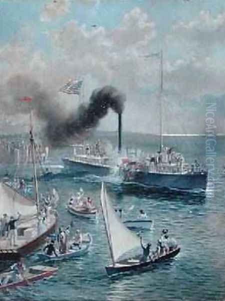 The Clermont 1909 Oil Painting by Henry Alexander Ogden