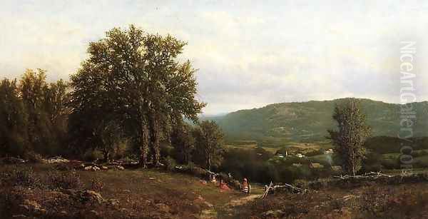 Among The Shawangunk Oil Painting by John Clinton Ogilvie