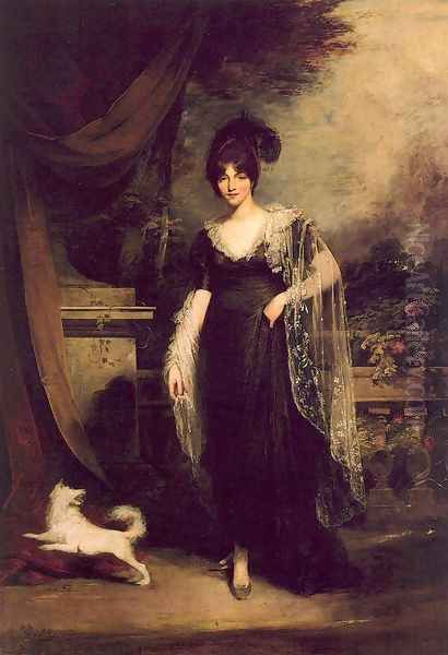 Mrs. Robinson, Petworth House, West Sussex Oil Painting by William Owen