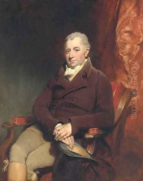 Portrait of Sir Charles Morgan, 2nd Bt. Oil Painting by William Owen