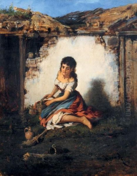 Piheno Lany Oil Painting by Hermann Kern