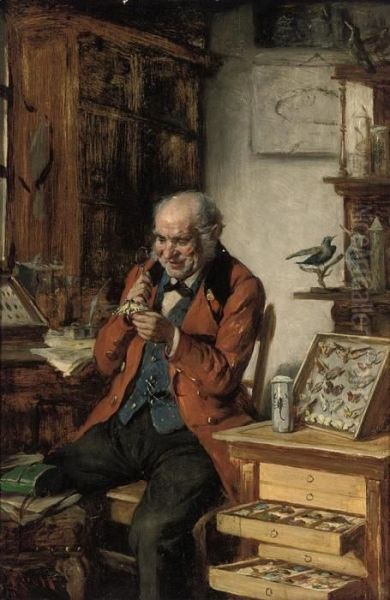 The Zoologist Oil Painting by Hermann Kern