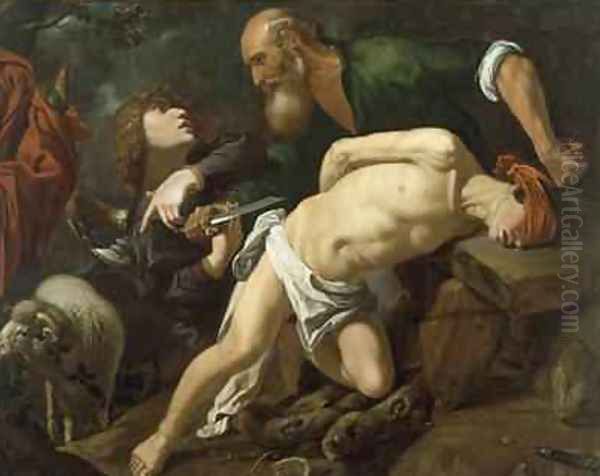 Sacrifice of Isaac Oil Painting by Pedro Orrente