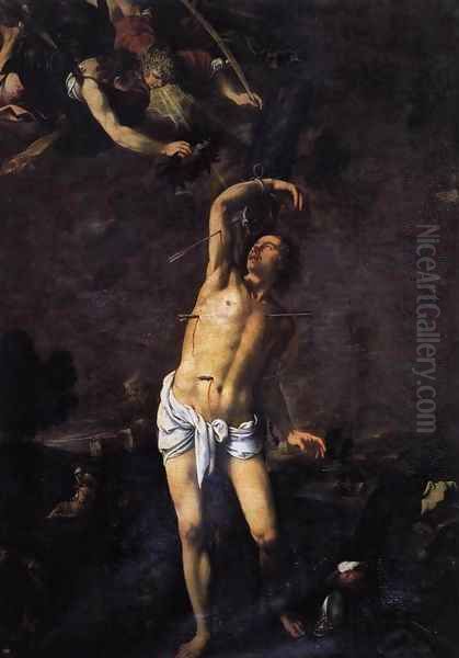 St Sebastian 2 Oil Painting by Pedro Orrente