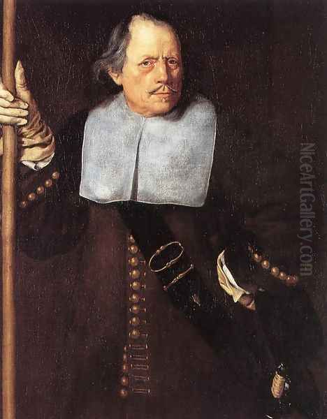 Portrait of Fovin de Hasque Oil Painting by Jacob van, the Elder Oost