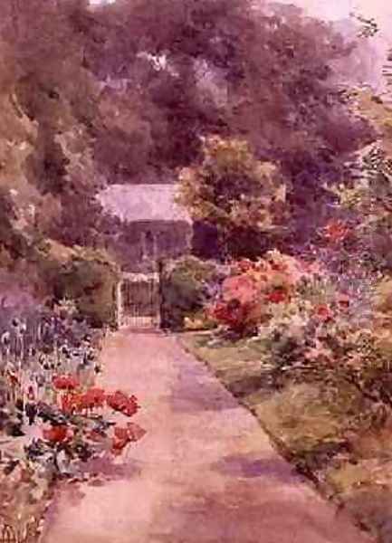 The Cottage Garden Oil Painting by Helen O'Hara