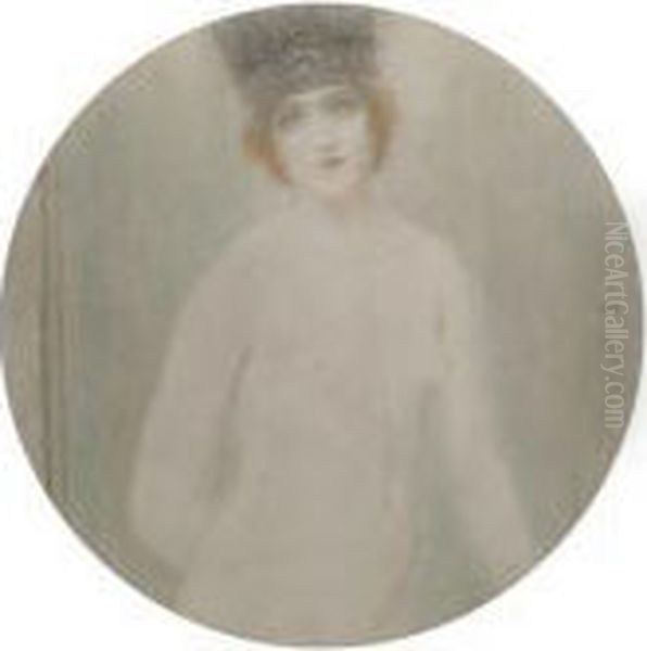 Reine Nue Oil Painting by Fernand Khnopff