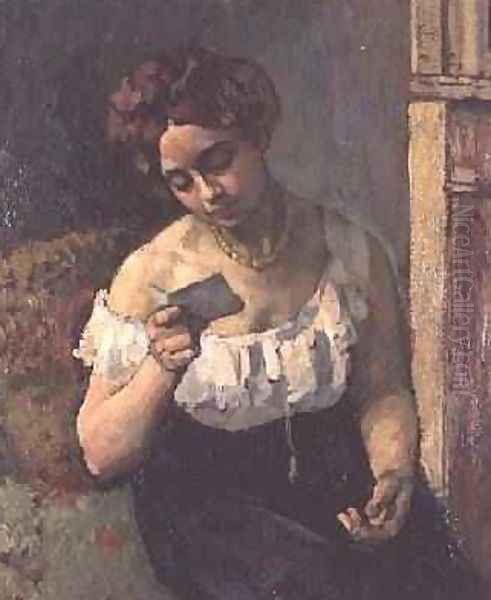 The Letter, 1903 Oil Painting by Henri Ottmann