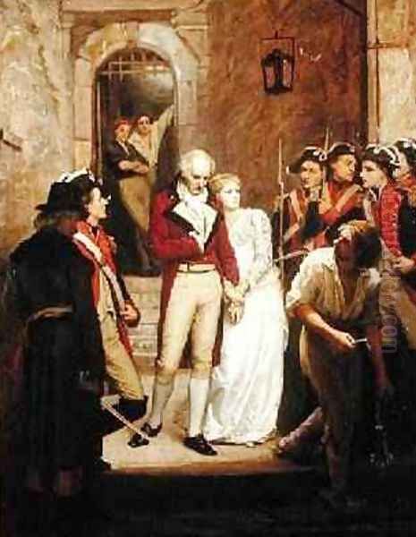 Scene from the French Revolution Oil Painting by Walter William Ouless