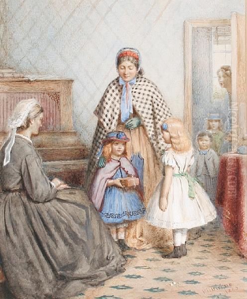 The Gift Oil Painting by George Goodwin Kilburne