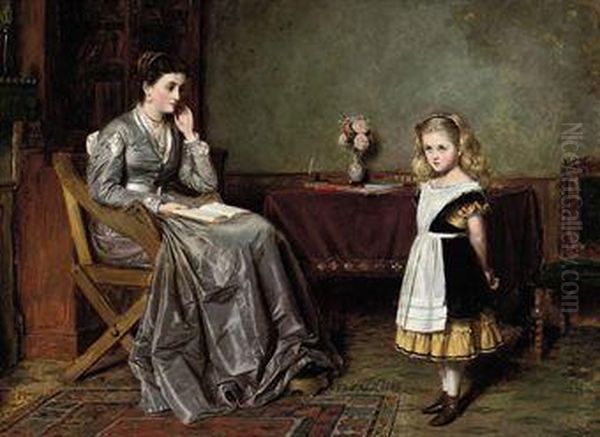 The Recitation Oil Painting by George Goodwin Kilburne