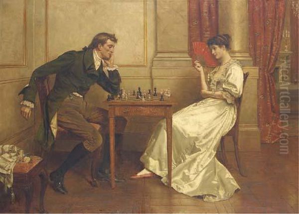 A Hopeless Case Oil Painting by George Goodwin Kilburne