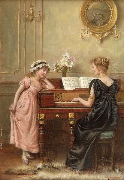 The Recital Oil Painting by George Goodwin Kilburne