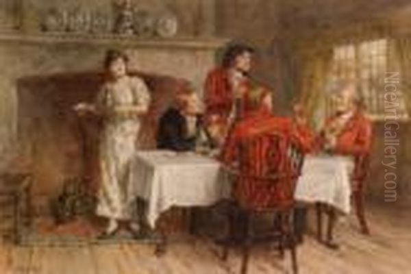 Health Of The Master Oil Painting by George Goodwin Kilburne