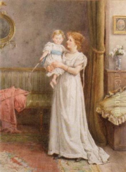 R.., R.b.a. The Master Of The House Oil Painting by George Goodwin Kilburne