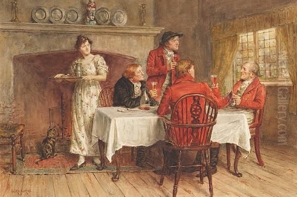 The Health Of The Master Oil Painting by George Goodwin Kilburne