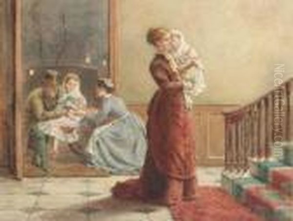 Home From The Party Oil Painting by George Goodwin Kilburne