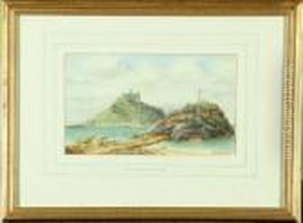 St. Michael's Mount Oil Painting by S.L. Kilpack