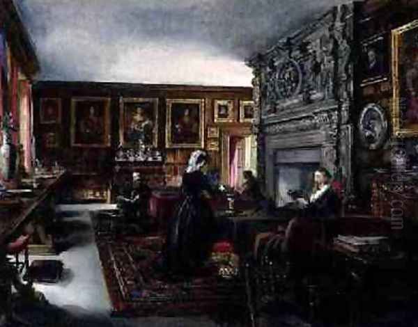 Quartet in the Great Hall Oil Painting by Rebecca Dulcibella Orpen