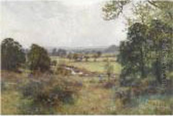 Blackmore Vale, Dorset Oil Painting by Henry John Yeend King