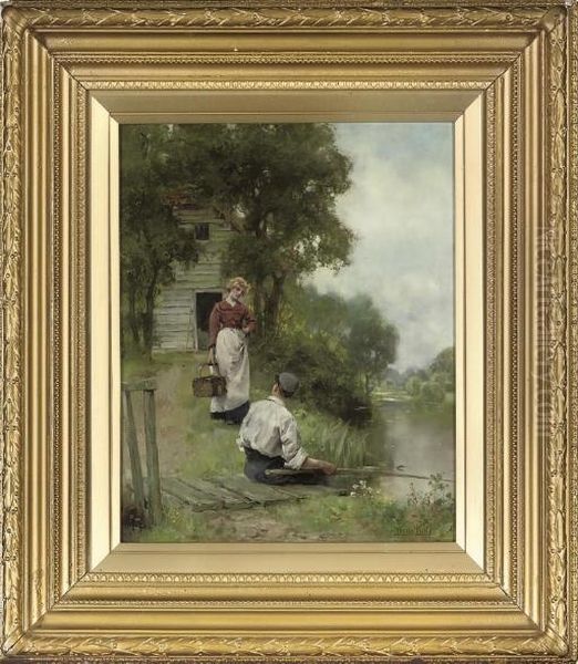 One Last Cast Oil Painting by Henry John Yeend King