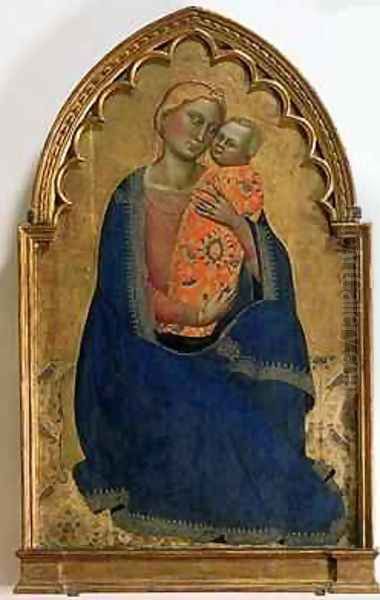 Madonna of Humility Oil Painting by Andrea & Jacopo Orcagna di Cione