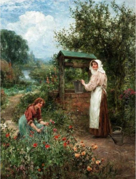 At The Well Oil Painting by Henry John Yeend King