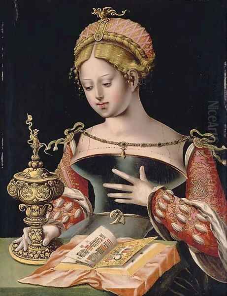 Saint Mary Magdalene Oil Painting by Orley, Bernard van